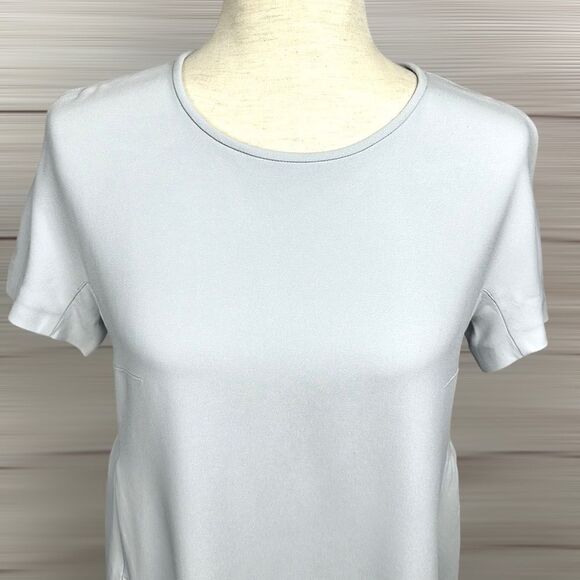 S MaxMara Lush Shift Dress with Pockets Light Lavender Gray Short Sleeve US 6 - Picture 6 of 12
